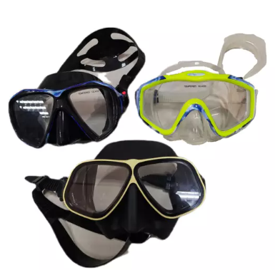 Silica adult man and woman diving mask