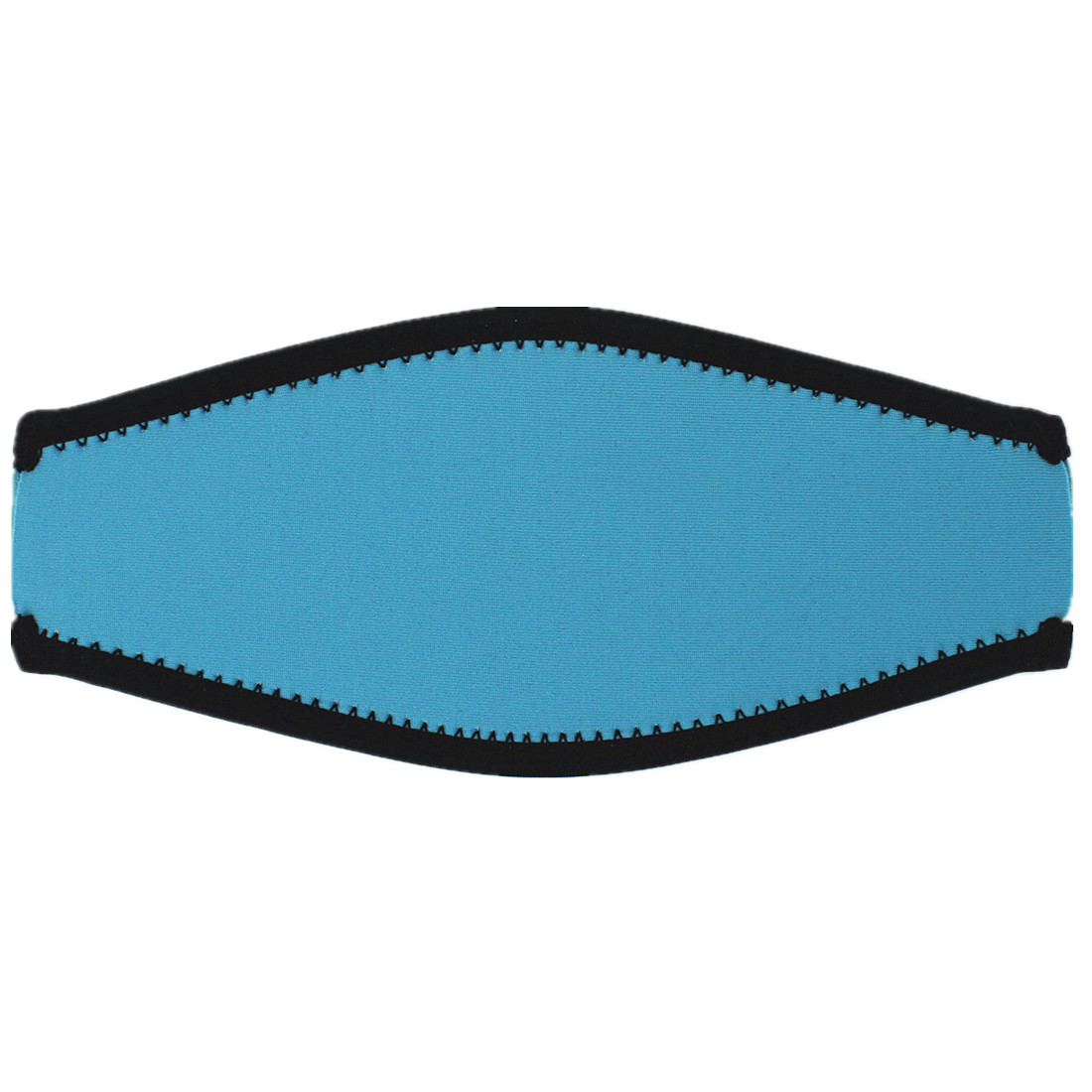 2mm Neoprene with Double Nylon Diving Mask Strap Cover blue color