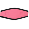 2mm neoprene pink mask strap cover with velcro on it for man and women 