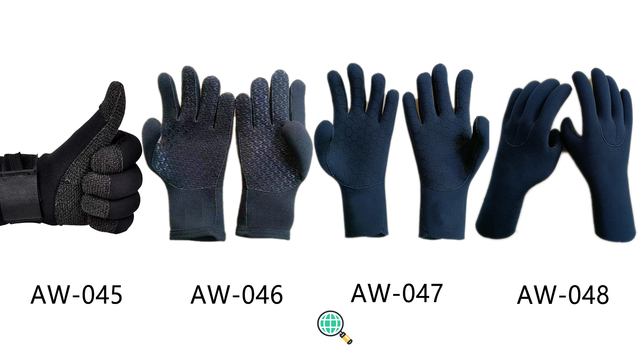 3MM/5MM/7MM CR Neoprene diving gloves for Man and Women