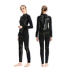 CR Neoprene with double nylon front YKK zipper women full wetsuit
