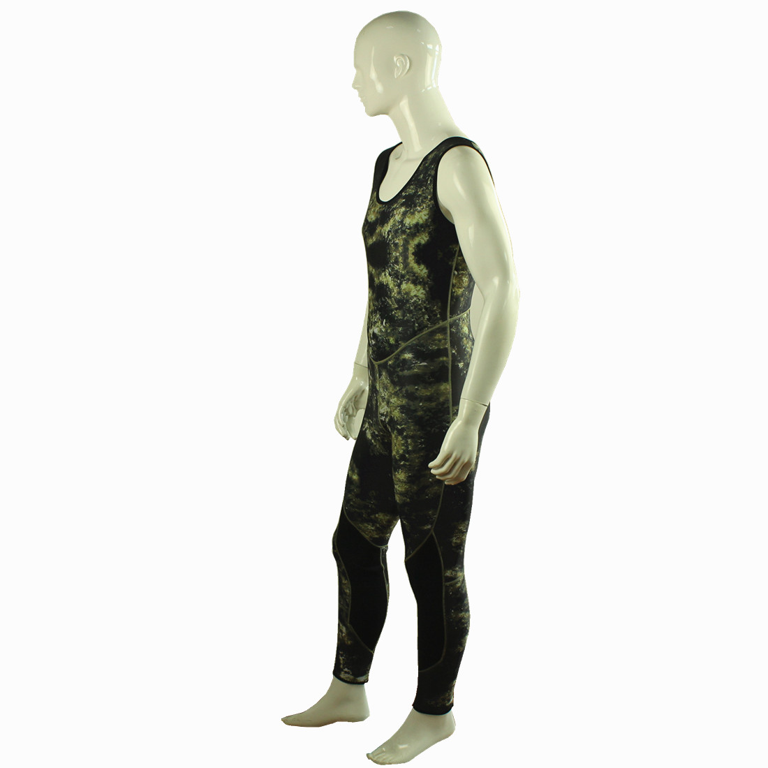 3MM Camouflage two-piece spearfishing Mens double nylon blinding stitching wetsuit