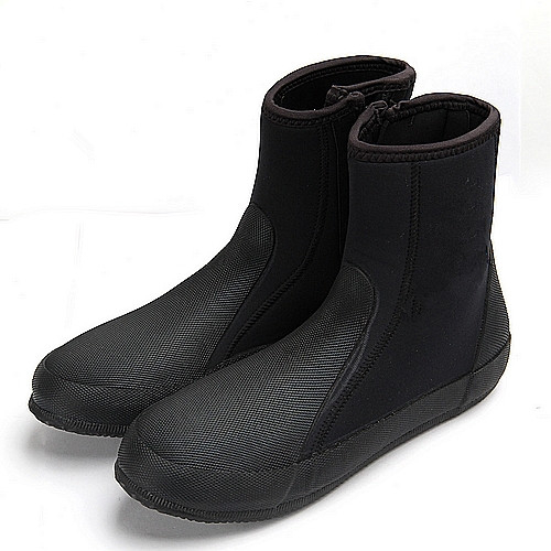 Elastic 7mm neoprene and nylon tall boot with YKK zipper diving boot