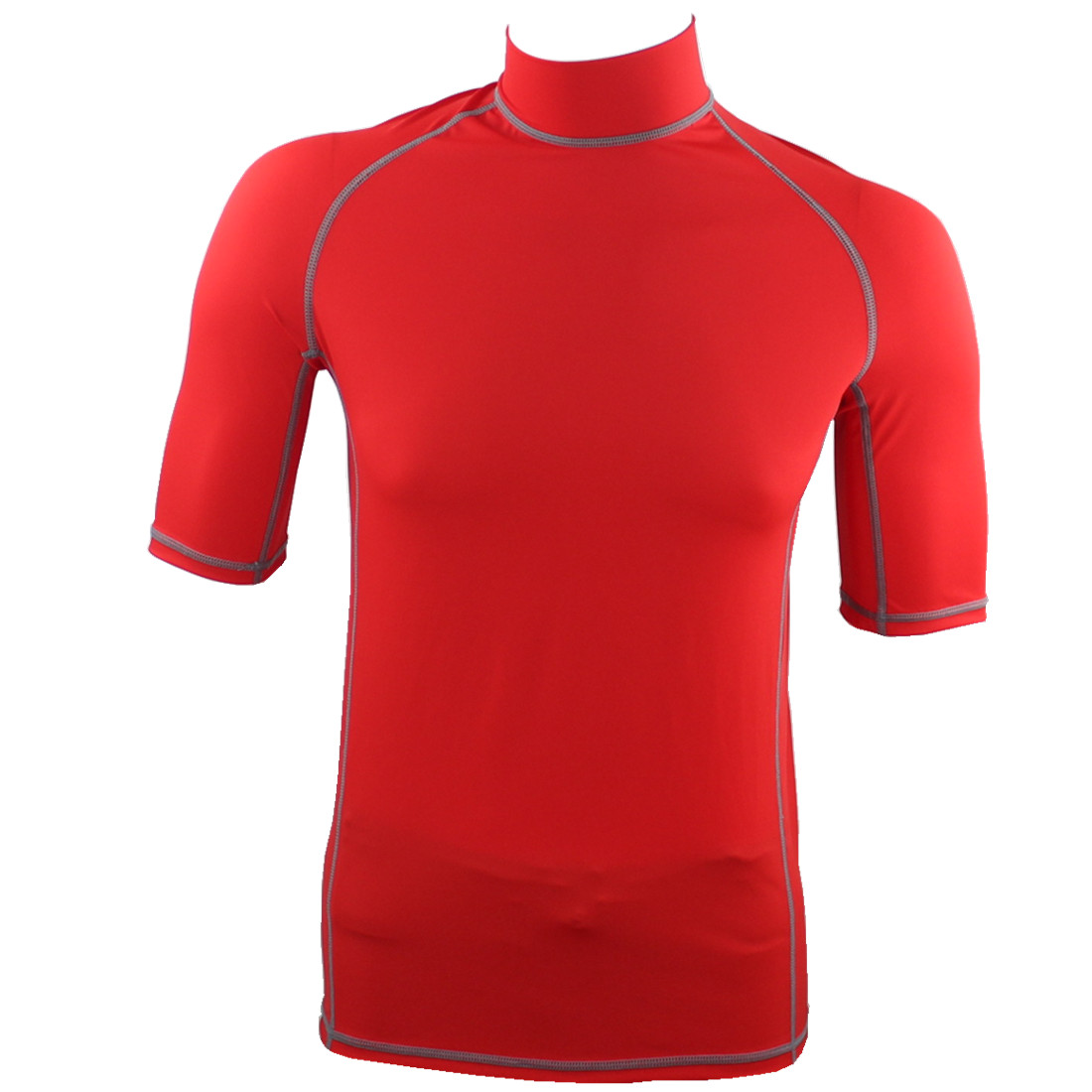 210 Sgm NYLON UV 50+ SHORT SLEEVE FOR MEN AND WOMEN BLUE RED WHITE COLORS RASH GUARD