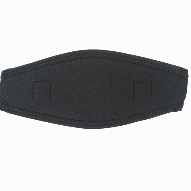 2mm Neoprene Black Mask Strap Cover with Velcro on It for Man And Women 