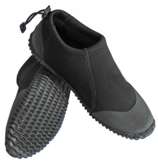 Elastic 3mm neoprene with nylon low diving boots for adult Man and Women