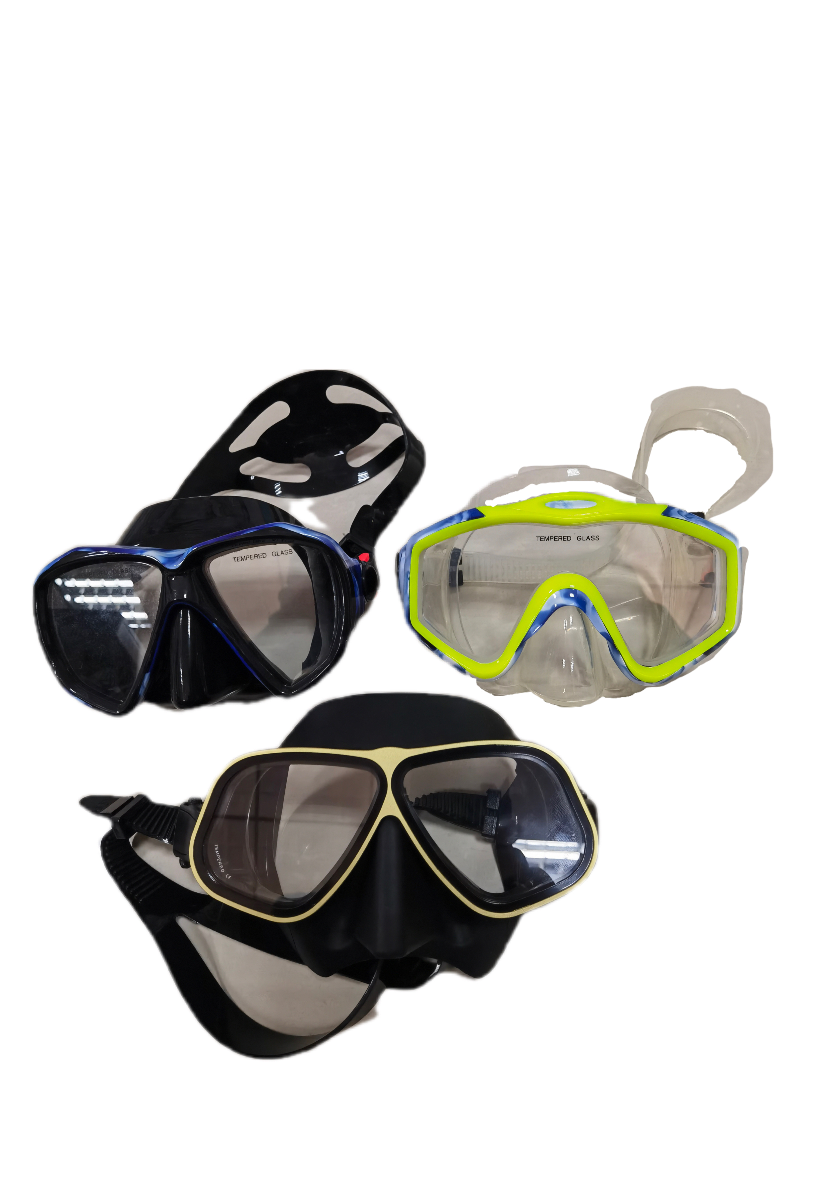 High quality silica adult man and women diving mask