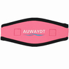 2mm neoprene pink mask strap cover with velcro on it for man and women 