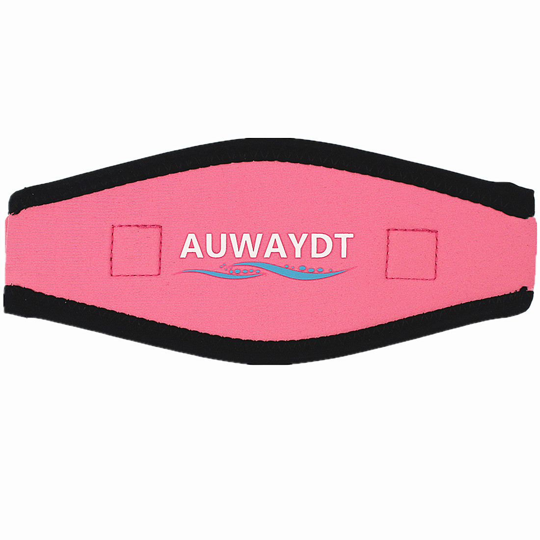 2mm neoprene pink mask strap cover with velcro on it for man and women 