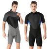 High quality 2.5mm CR materials double nylon YKK zipper back side flat lock shorty wetsuit