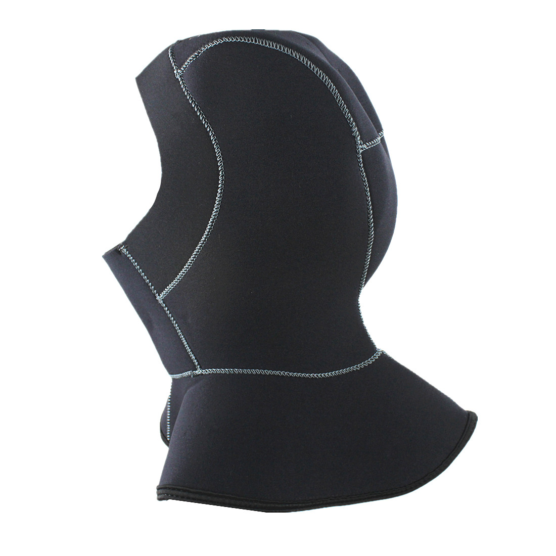 5MM NEOPRENE DIVING HOOD WITH SKIRT